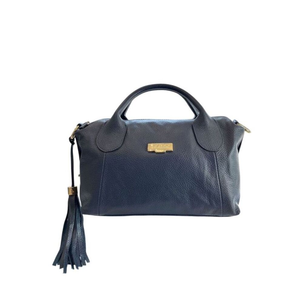 Baldinini Trend Blue Leather Women Women's Handbag